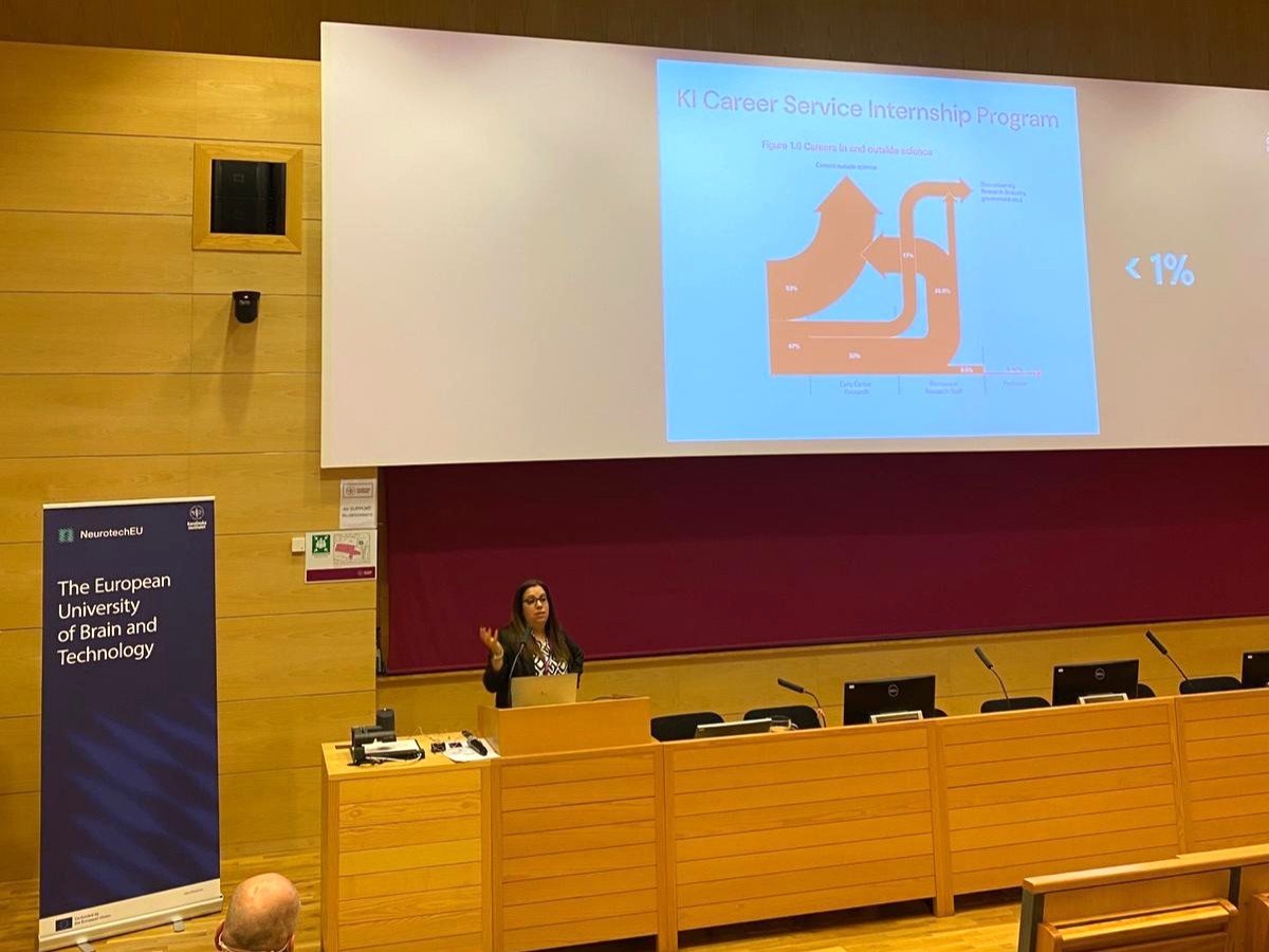Ana Osório at the NeurotechEU Neuroinnovation Summit