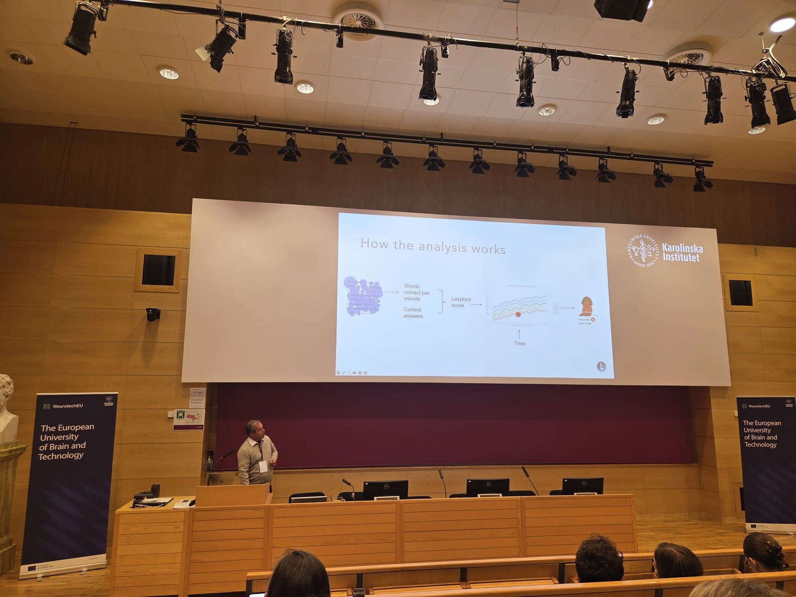 Gustaf Öqvist at the NeurotechEU Neuroinnovation Summit
