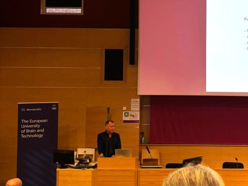 Mikael Svensson at the NeurotechEU Neuroinnovation Summit