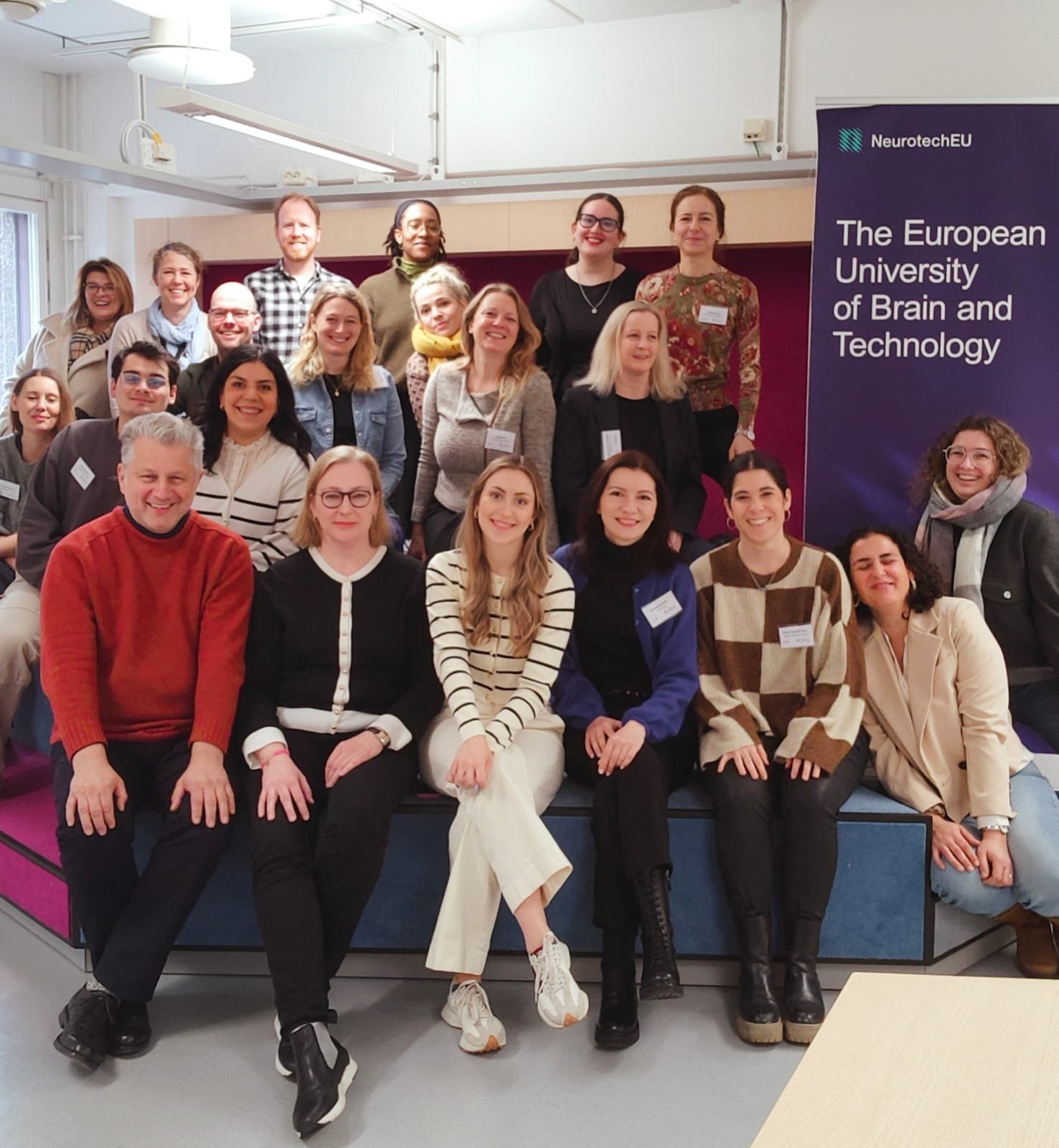 Members of NeurotechEU work package on comunication and impact