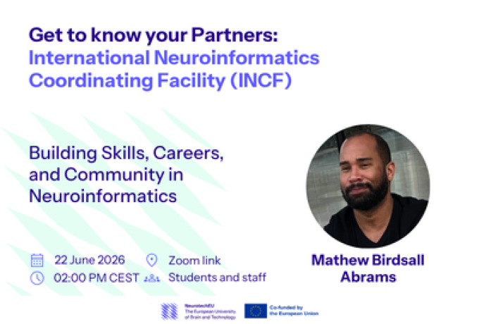 "Get to Know Your Partners" Lecture Series - KTH & INCF: Building Skills, Careers, and Community…