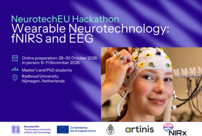 NeurotechEU Hackathon Wearable Neurotechnology: fNIRS and EEG