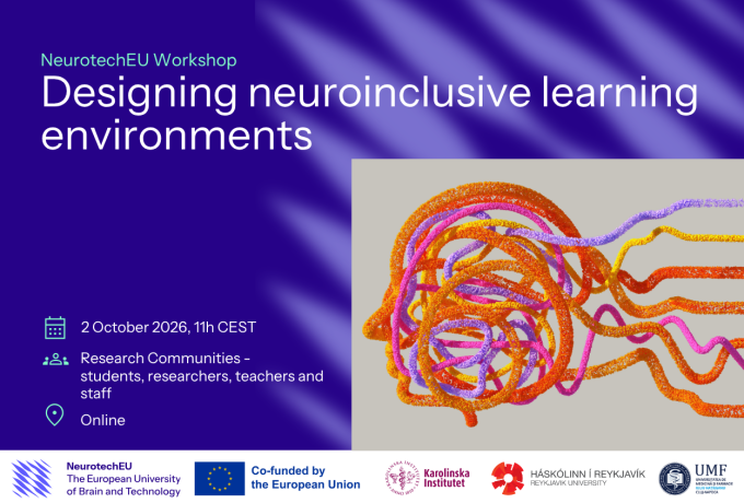 NeurotechEU workshop: Designing neuroinclusive learning environments