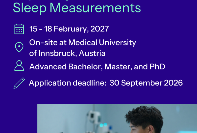 NeurotechEU Winter School: Smart Sleep: Exploring the Future of Sleep Measurements 