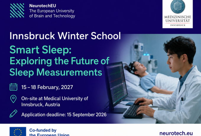 NeurotechEU Winter School: Smart Sleep: Exploring the Future of Sleep Measurements 